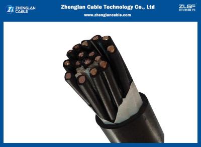 China 0.6/1KV 24x2.5sqmm Flexible Control Cable XLPE Insulated PVC Sheathed Instrument for sale
