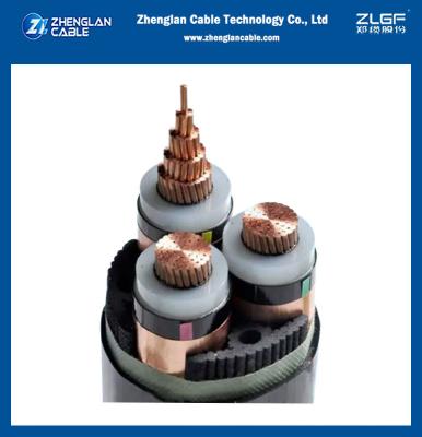 China Copper Core Copper Tape Screened 3core Cable 3x70sqmm 6.35/11kv XLPE Insulated for sale
