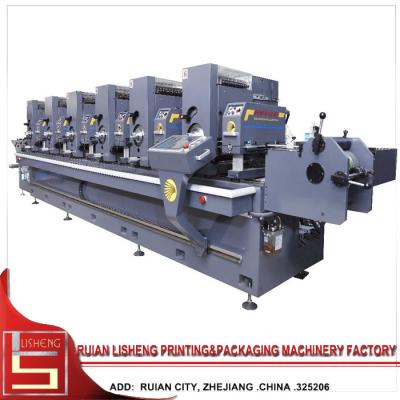 China Computerized Flexo Rotary Label Printing Machine for logo , 6 Color for sale