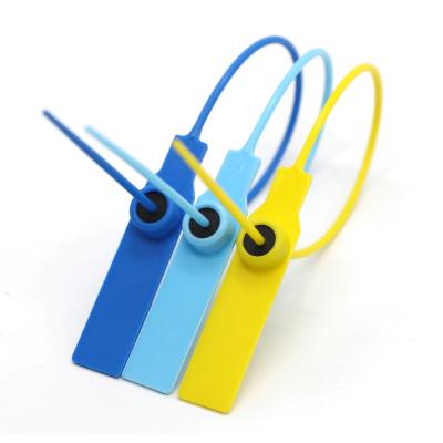 China JCPS007 Self-locking Pull Tight Polyethylene Logistics Plastic Seal Security Seals for sale