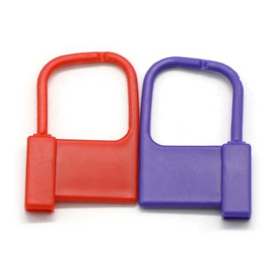China JCPL004 plastic padlock security seals uncuttable anti cut padlock for sale