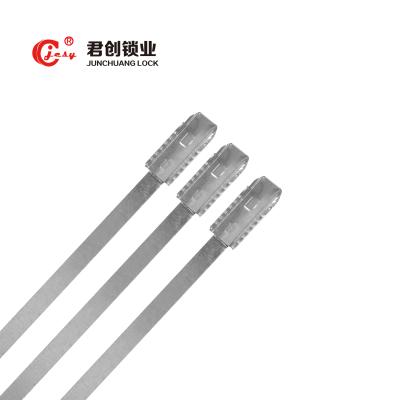 China JCSS003 Sellos metálicos de sujeción Sellos de seguridad desechables de hojalata de acero en venta