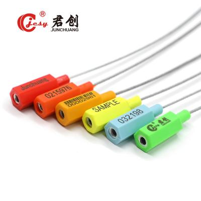 中国 JCCS305 pull tight container security cable seal steel security cable wire seals numbered 販売のため