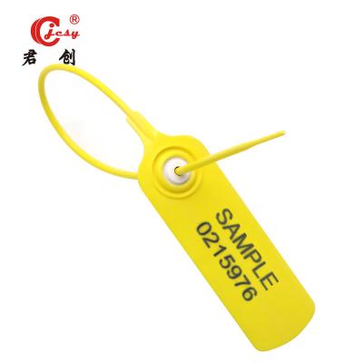 China JCPS005 custom one time use tamper proof plastic seal theft proof en venta