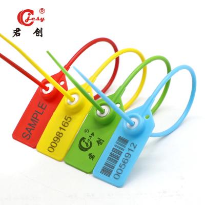 China JCPS509 cheap price disposable PP material pull tight plastic security seal for bank cash bag/ballot box for sale