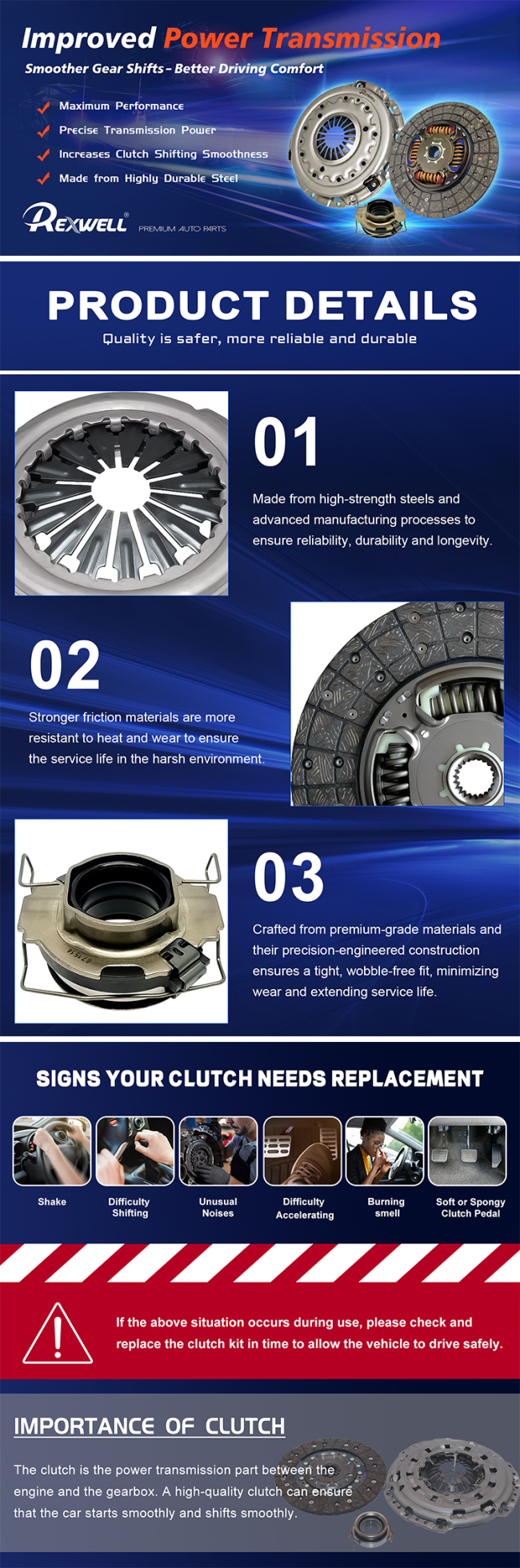 Durable Clutch System OEM CTX-088 31210-17040 250mm Clutch Cover for Toyota Corolla ZZE# 1ZZ 2ZZ 3ZZ Clutch Pressure Plate 1