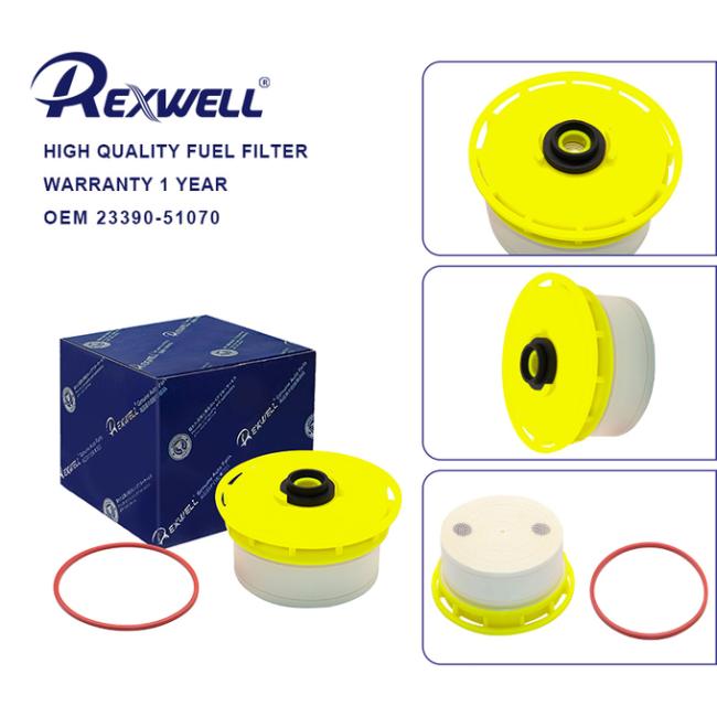 Rexwell Car Auto Parts Fuel Filter 23390-51070 For Toyota Land Cruiser 1HZ 1VDFTV 0