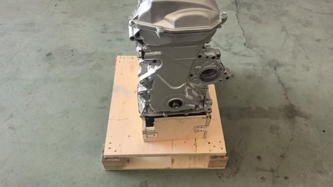 1ZZ-FE Engine rear view with mounting points visible