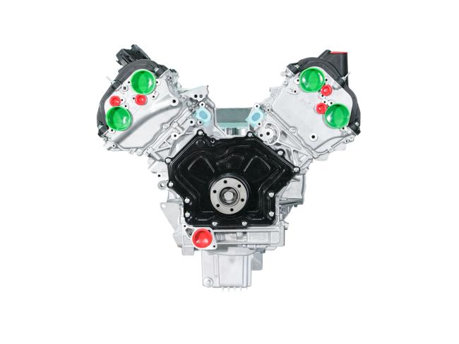 Remanufactured 5.0L Diesel Engine Assembly - Detailed Components