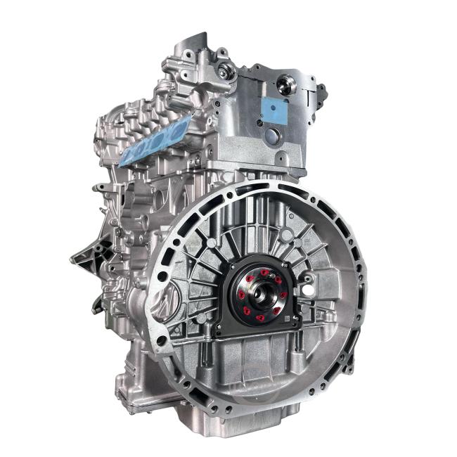Mercedes engine detailed view 3