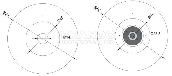 Dimenion of Goyen Type K2000 M1204B K2003 M1174B K2016 3/4''Solenoid Valve Diaphragm Repair Kits For CA/RCA/RCAC 20
