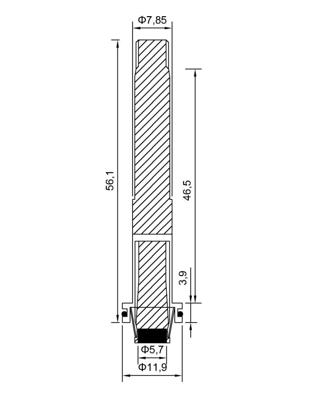 Dimension of BAPC208046011 Armature Assembly: