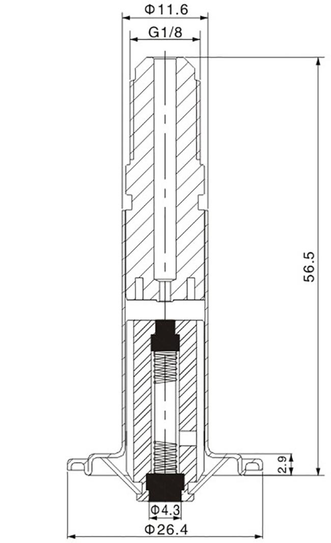 Dimension of BAPC31164003 Armature Assembly: