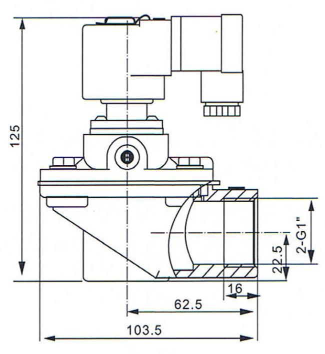 1'' CA25T Goyen Type T Series Pulse Jet Valve For Dust Collector 1