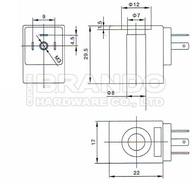 Pneumatic Solenoid Valve Armature Plunger 4V110-06 4V120-06 4V130C-06 1