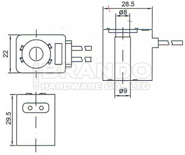 2 Way Solenoid Valve Armature Tube 2V025-06 2V025-08 2P025-06 2P025-08 1