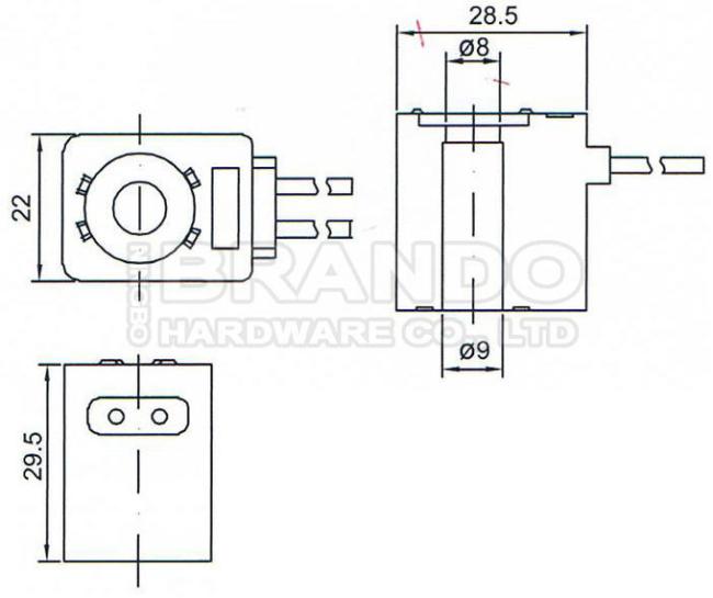 2 Way Solenoid Valve Armature Tube 2V025-06 2V025-08 2P025-06 2P025-08 1