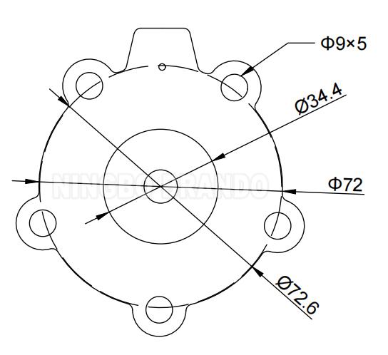 Goyen Type K2007(M2080B) K2004(1328B) K2017 K2033 CA/RCA 20 Diaphragm Repair Kit Dimension