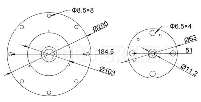 3'' Goyen Type Pulse Valve K7600 K7604 K7610 K7602 Diaphragm Repair Kit dimension