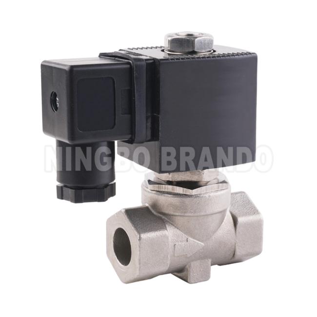 16 bar 316 Stainless Steel Solenoid Valve For Water Air Gas 3/8'' to 2'' 24V 110V 220V 4