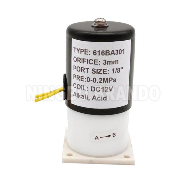 PTFE Solenoid Valve PTFE Solenoid Valve