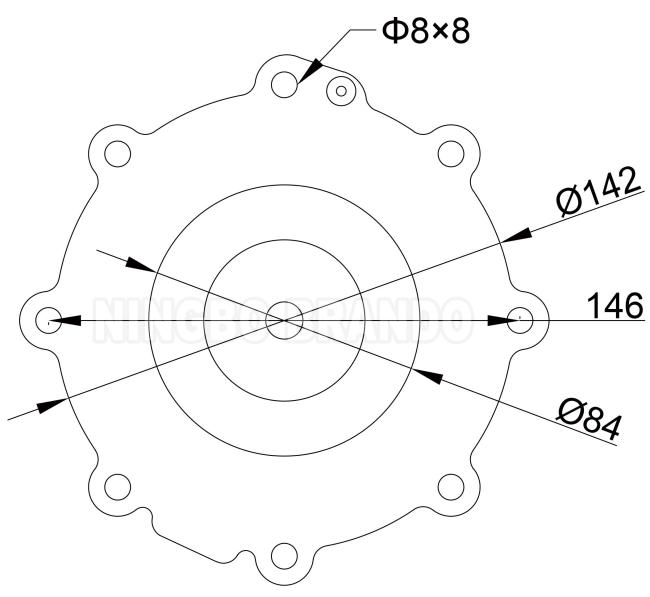 MD03-50 Diaphragm For TAEHA Pulse Jet Valve TH-5450-B TH-4450-B 0