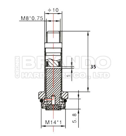 BH10 Solenoid Coil For Turbo Pulse Jet Valve 24VDC 15W 220VAC 19VA 1