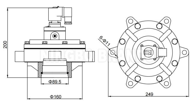 WPS-CA/EP76 WATSON Type Dust Collector Pulse Jet Valve 3'' 220V 110V 24V 0