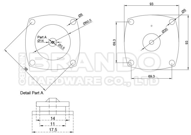 NBR Membrane For Solenoid Water Valve 1.5'' 2W400-40 2S400-40 0