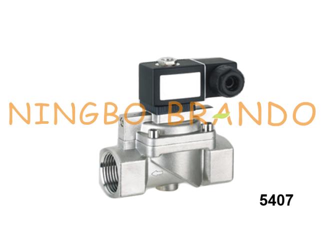 Shako Type Stainless Steel Solenoid Valve 3/8'' SPU225A-03 1/2" SPU225A-04 24VDC 3