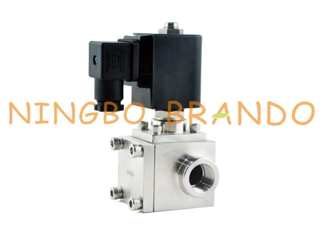 Shako Type Stainless Steel Solenoid Valve 3/8'' SPU225A-03 1/2" SPU225A-04 24VDC 5