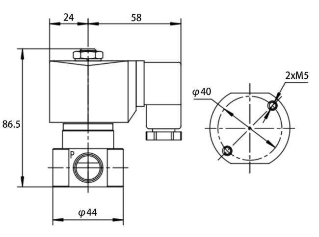 1/2'' 200 bar High Pressure Stainless Steel Solenoid Valve 24V 110V 220V 1
