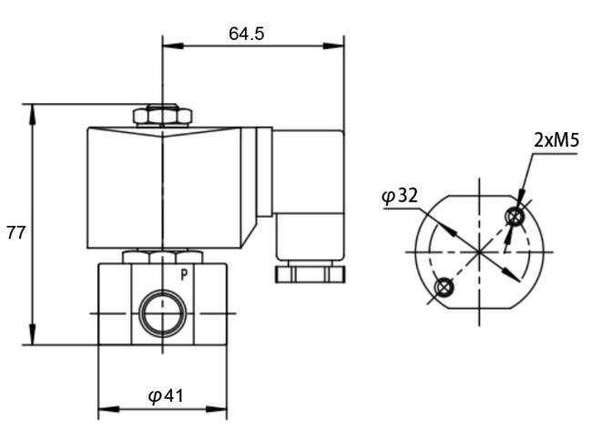 1/2'' 200 bar High Pressure Stainless Steel Solenoid Valve 24V 110V 220V 0
