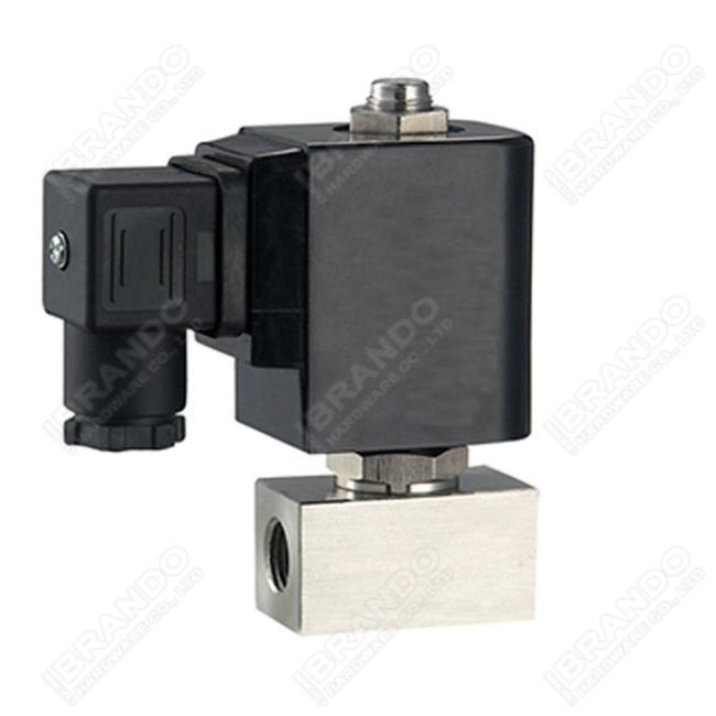 1/4'' 3/8'' 1/2'' High Pressure Micro Stainless Steel Solenoid Valve 120 Bar 17