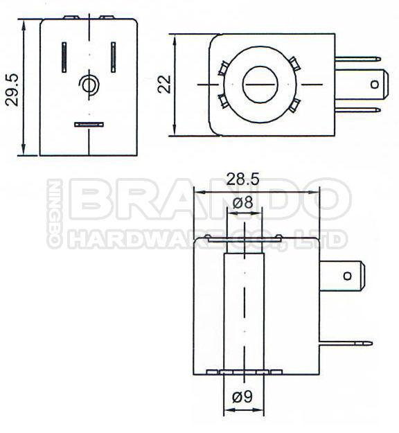 2 Way Solenoid Valve Armature Tube 2V025-06 2V025-08 2P025-06 2P025-08 2