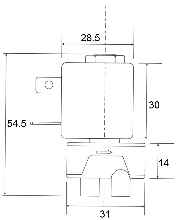 5510 CEME Type G1/8'' Brass Solenoid Valve 2/2 Way Normally Closed 24V 220V 0