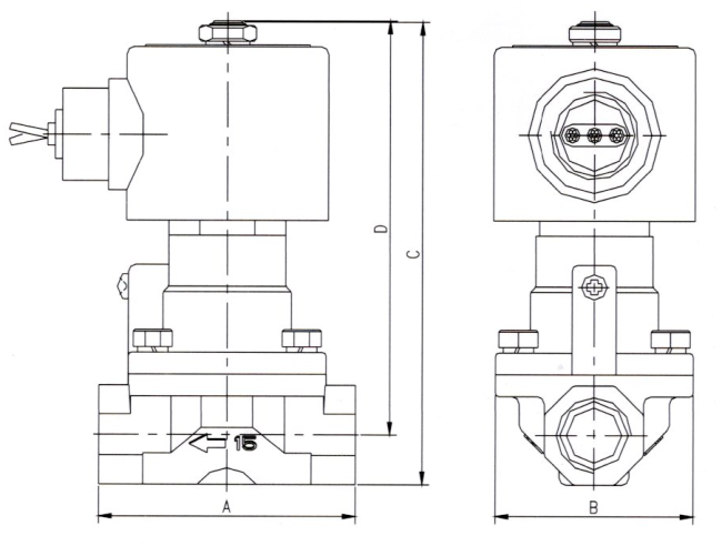 24VDC 220VAC Stainless Steel Steam Solenoid Valve 3/8'' 1/2'' 3/4'' 1'' 0
