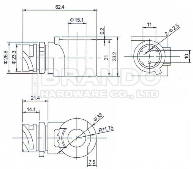 24VDC Solenoid Coil For Cummins Emitec Truck Urea Pump Solenoid Valve 0