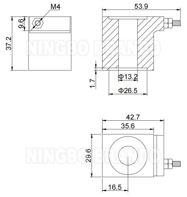 Deltrol Type Solenoid Coil 10196-60 10196-61 10196-62 10VDC 12VDC 24VDC 16W 0