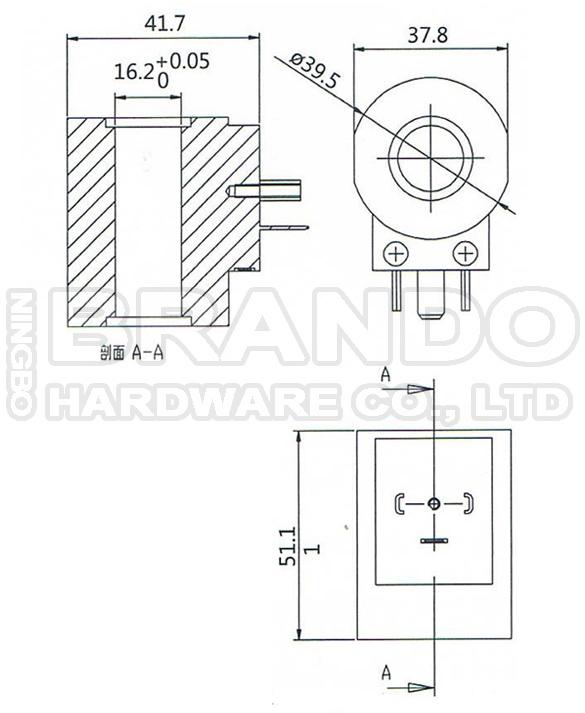 EVI 3P/16 AMISCO Type Hydraulic Solenoid Coil 220VAC 110VAC 24VDC 12VDC 26W 0