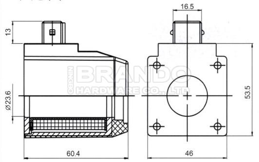 02-124661 02-124662 Vickers Type Hydraulic Solenoid Coil 12VDC 24VDC 30W 0