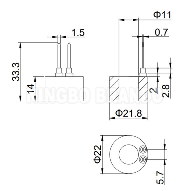 LPG CNG Auto Part Solenoid Coil 12VDC 12 Volt DC12V 48W 0