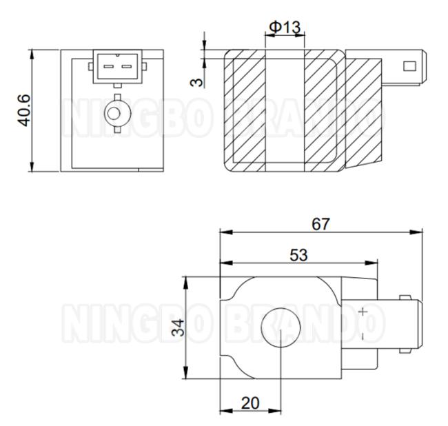 Hydraulic Solenoid Coil PAT.5002253 CCS012A CCS024A CCP012A CCP024A CCS012AD CCS024AD 0