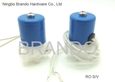China Reverse Osmosis Parts Thread Port Light Blue Vietnam Market RO Solenoid Valve for sale