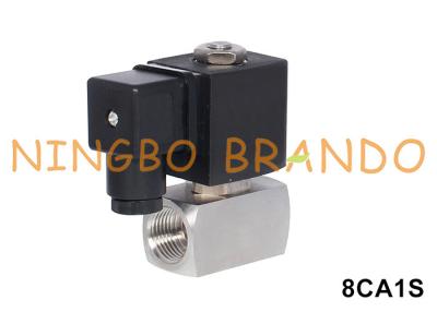 China 120 bar High Pressure Stainless Steel Solenoid Valve For Water Air 24VDC 220VAC for sale