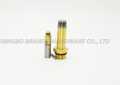 China Vehicle Solenoid Valve Part Brass H59 Solenoid Stem With Cooper Pin Spring for sale