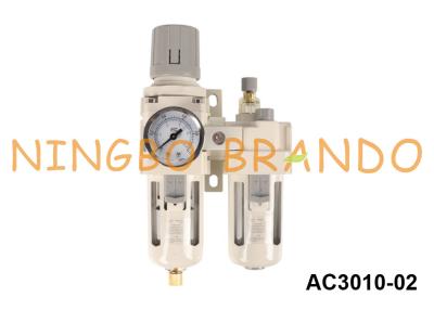 China AC3010-02 SMC Type FRL Air Filter Regulator Lubricator Combination for sale