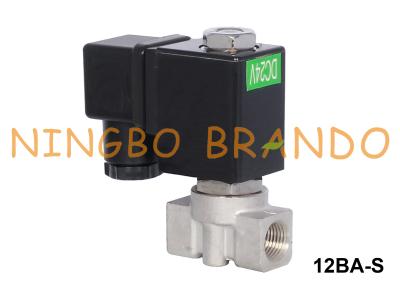 China 2/2 Way Latching Stainless Steel Solenoid Valve Water Air 6V 12V 24V DC for sale
