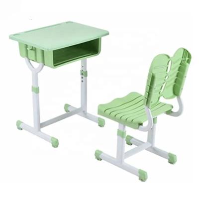 China Sustainable Height Adjustable Primary School Study Desk And Chair Set for sale