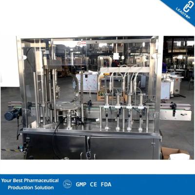 China Bottle Mouth Localizer Liquid Filling Machine , Filling And Capping Machine for sale